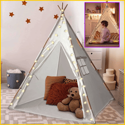 LARGE Indian Teepee Tent Play House For Kids Children Bedroom