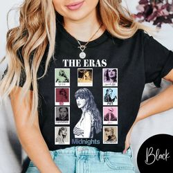 Taylor's Custom Swiftie Merch The Eras Tour Front and Back Polaroid Personalized Unisex T-Shirt