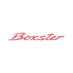 Boxster Logo Car Embroidery File Logo Car Brand Embroidery Design