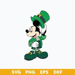 Mickey Leprechaun St Patrick's Day Svg, Mickey Lucky Svg, St Patrick's Day Svg, Png Dxf Eps File