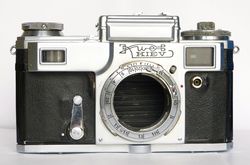Kiev-4 USSR 35mm film rangefinder camera body Contax RF mount