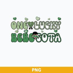 One Lucky Bebesota Png, Bad Bunny Lucky Png, Bad Bunny St Patrick Day Png File
