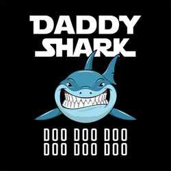 Blue daddy shark doo doo svg, fathers day svg, happy fathers day, father gift svg, daddy svg, daddy gift, daddy life, gi