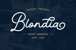 Blondia – Elegant Vintage Trending Fonts - Digital Font