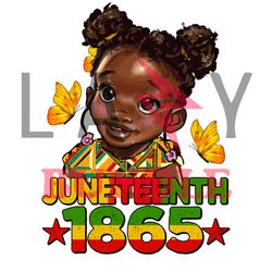 Juneteenth 1865 Afro Girl Png, Juneteenth Png, African American Png, Black History Png File Cut Digital Download