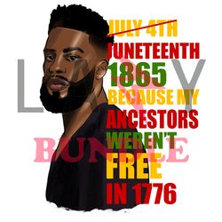 Juneteenth 1865 Because My Png, Juneteenth Png, African American Png, Black History Png File Cut Digital Download