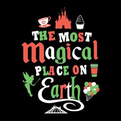 The Most Magical Place On Earth Svg, Drinking Svg, Coffee Svg, Disney Palace Svg, Cream Svg, Magical Place Svg, Earth Sv