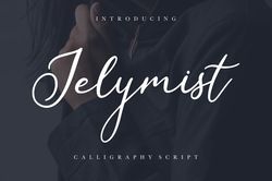 Jelymist Calligraphy Script Trending Fonts - Digital Font