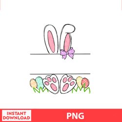 Pink Bunny Happy Easter Png, Easter Bunny Png, Easter Kids, Easter Character , Easter Bundle Png, Digital file