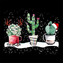 Catus Christmas Svg, Christmas Svg, Cactus Svg, Santa Hat Svg, Merry Christmas Svg, Christmas Tree Svg, Christmas Party