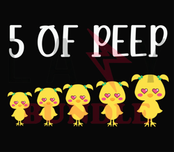 5 Of Peep Chicks Easter Svg, Bunny Svg, Easter Rabbit Svg, Rabbit Svg, Easter Bunny Svg File Cut Digital Download