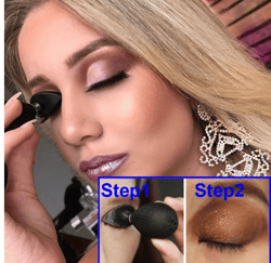 Portable Lazy Eye Shadow Stamp Crease Silicone Makeup Tools