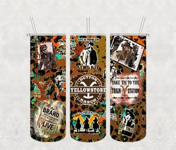 Yellowstone Dutton Ranch Tumbler Template Sublimation Designs Download