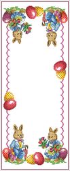 Digital - Vintage Cross Stitch Pattern - Easter - Easter Napkin - PDF