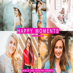 Cinematic Happy Moments  Mobile & Desktop Presets