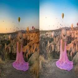 Travel Lightroom Presets, Hot Air Balloon, Landscape Presets, Portrait Presets, Turkey Presets Mobile & Desktop Presets