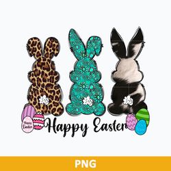 Happy Easter Png, Easter Bunny Pattern Png, Leopard Mandala Bear Skin Easter Bunny Png, Easter Egg Png