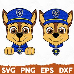 Chase svg, Dog Patrol svg, Patrol Dog png, Dog Patrol logo, Cartoon Dog SVG,Paw Patrol svg