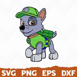 Rocky svg, Rocky Paw Patrol svg, Paw Patrol svg, Dog Patrol svg, Patrol Dog png, Dog Patrol logo, Cartoon Dog SVG