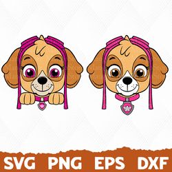 Skye svg, Skye Paw Patrol svg, Paw Patrol svg, Dog Patrol svg, Patrol Dog png, Dog Patrol logo, Cartoon Dog SVG