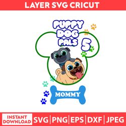 Puppy Dog Pals Mommy Svg, Disney Shirt Svg, Disney Mothers Day Svg, Disney Svg, Dxf, Png, Jpeg, Pdf Digital file