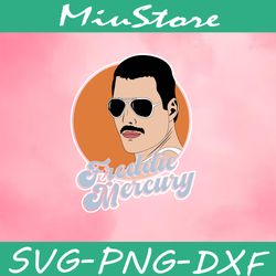 Freddie Mercury SVG,png,dxf,cricut