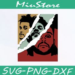 The Weeknd SVG,png,dxf,cricut