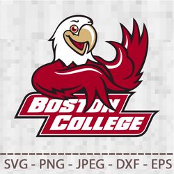 Boston College Eagles SVG PNG JPEG  DXF Digital Cut Vector Files for Silhouette Studio Cricut Design