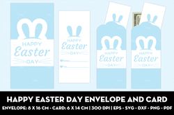 Happy Easter Day envelope and card