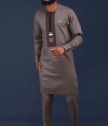 Men African Clothing/Men African Top And Down/Men African Weddings Wear/Men African Kaftan Wear