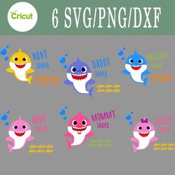 Baby Shark svg, Baby Shark bundle svg, Png, Dxf, Cutting File, Svg Files for Cricut, Silhouette