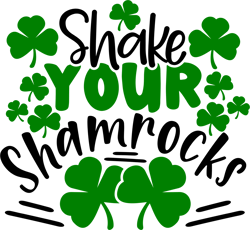 Shake Shamrock Svg, St Patrick's Day Svg, Shamrock Svg, St Patricks svg, Lucky Svg File Cut Digital Download