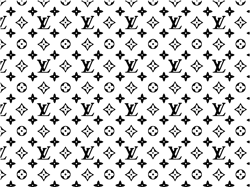 Lv Louis Vuitton Green Pattern PNG Image