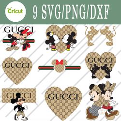 Mickey Gucci svg, Mickey Gucci bundle svg, Png, Dxf, Cutting File, Svg Files for Cricut, Silhouette