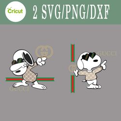 Snoopy Gucci svg, Snoopy Gucci bundle svg, Png, Dxf, Cutting File, Svg Files for Cricut, Silhouette