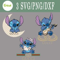 Stitch Gucci svg, Stitch Gucci bundle svg, Png, Dxf, Cutting File, Svg Files for Cricut, Silhouette