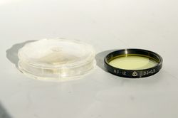 ZhS-12 33mm yellow lens filter 33x0.5 33x0,5 USSR LZOS for Industar-50 boxed
