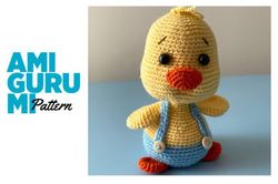 Crochet pattern Duck Amigurumi