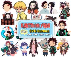Kimetsu No Yaiba svg bundle 50,  Anime SVG, Anime Bundle svg, Anime digital download, Manga Download