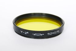 Y-2x 52mm yellow lens filter 52x0.75 52x0,75 USSR for Helios-44M 44M-4 44M-6 KMZ