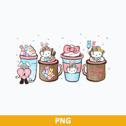 Easter Benito Kitty Coffee Png, Benito Kitty Coffee Png, Easter Bunny Coffee Cups Png, Happy EasTer Png