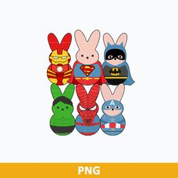 Easter Superhero Png, Easter Avengers Png, Easter Kids Png, Easter Bunny Png, Happy Easter Png File