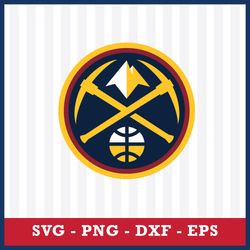 Denver Nuggets  Svg, Denver Nuggets Logo Svg, Basketball Team Svg, NBA Svg, Sport Svg, Png Dxf Eps File