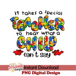 It takes a special teacher to hear what a child cant say sublimation