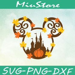 Mouse Fall SVG, Mickey Fall SVG,png,dxf,cricut
