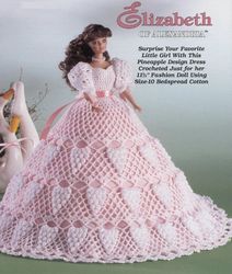 Barbie Crochet Patterns - Elizabeth of Alexandria - Ladies of Fashion - PDF