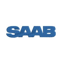 SAAB Logo Embroidery Design Download Car Brand Embroidery Digitizing
