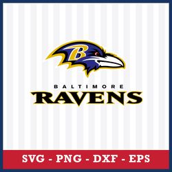 Baltimore Ravens Svg, Baltimore Ravens Logo Svg, NFL Svg, Sport Svg, Png Dxf Eps File