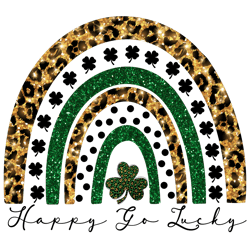 Happy Go Lucky Png, St Patrick's Day Png, Shamrock Png, St Patricks Png, Lucky Png File Cut Digital Download