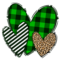 Plaid Heart Shamrock Png, St Patrick's Day Png, Shamrock Png, St Patricks Png, Lucky Png File Cut Digital Download